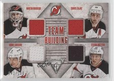 2013 Titanium Team Building Quad Materials Martin Brodeur Travis Zajac HOF 8i3