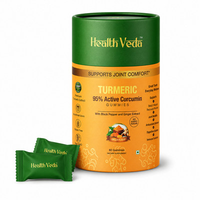 Turmeric Gummies 95% Curcumin Joint Support Anti Oxidant 60 Count
