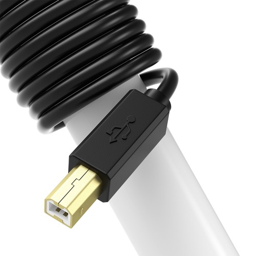 USB Druckerkabel USB A auf USB B Scannerkabel Drucker Kabel Brother Hp Epson - Afbeelding 6 van 8