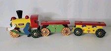 Antique Brio Wooden Train, Sweden, Some Homemade Repair Parts, See Description