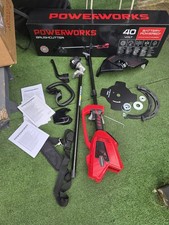 Powerworks Strimmer Cordless Line Trimmer 40V 30cm Tool Only Brushcutter &Trimm