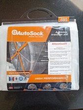 Autosock 695 Winter Tire Traction Aid Snow Sock Pair - New