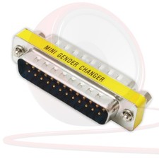 25 Way / Pin DSUB Female to Female Adapter or Coupler - D-sub Gender Changer