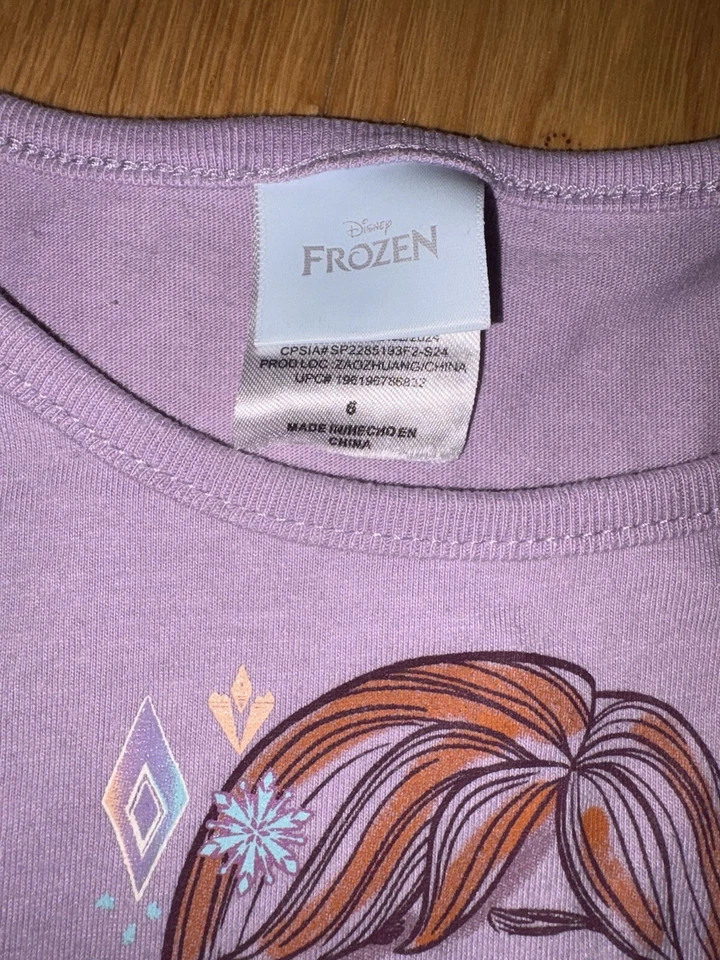 Vestido Ana Disney Frozen Niñas Con Falda De Tul Talla 6 Foto 2 de 2