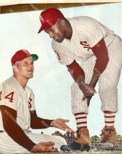 He825 1967 Chicago White Sox Bill Skowron - Ed Stroud 8x10 16x20 Colorized Photo He825 1967 Chicago White Sox Bill Skowron - Ed Stroud 8x10 16x20 Colorized Photo