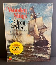 Wooden Ships & Iron Men Vintage Board Game Avalon Hill