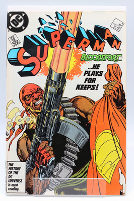 SUPERMAN #4   [7.0]   1987   John Byrne   DC COPPER AGE   1st Bloodsport