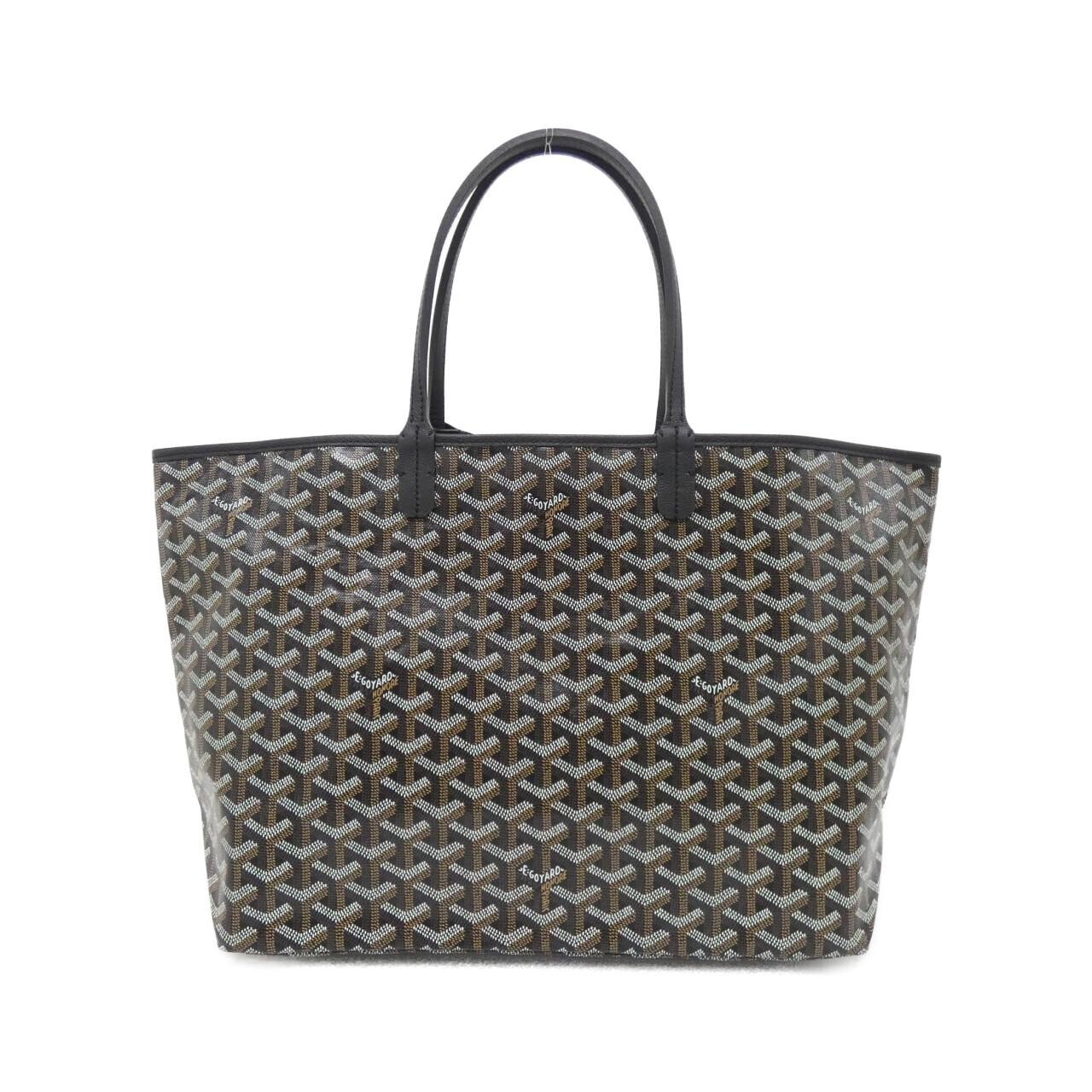 Authentic GOYARD Saint Louis PM Tote Bag in Black #260-007-767-1912