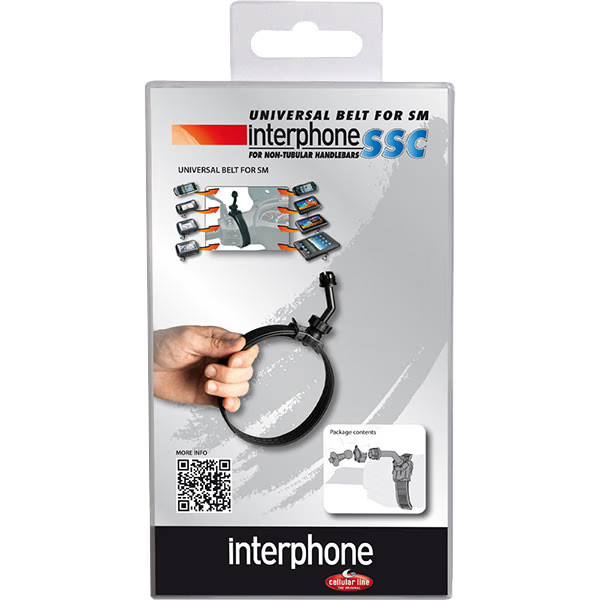 Interphone Motorcycle Motorbike Mounting Bracket for Non - Tubular Handlebars
