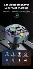 Bluetooth 5.3 FM Transmitter for Car with Free Handset