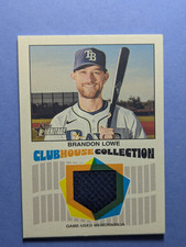 2026 TOPPS HERITAGE BASEBALL BRANDON LOWE CLUBHOUSE COLLECTION RELIC CARD