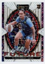 2025 Select WNBA Future White Disco Prizm /75 Te-Hina Paopao #14 Rookie RC 1p83