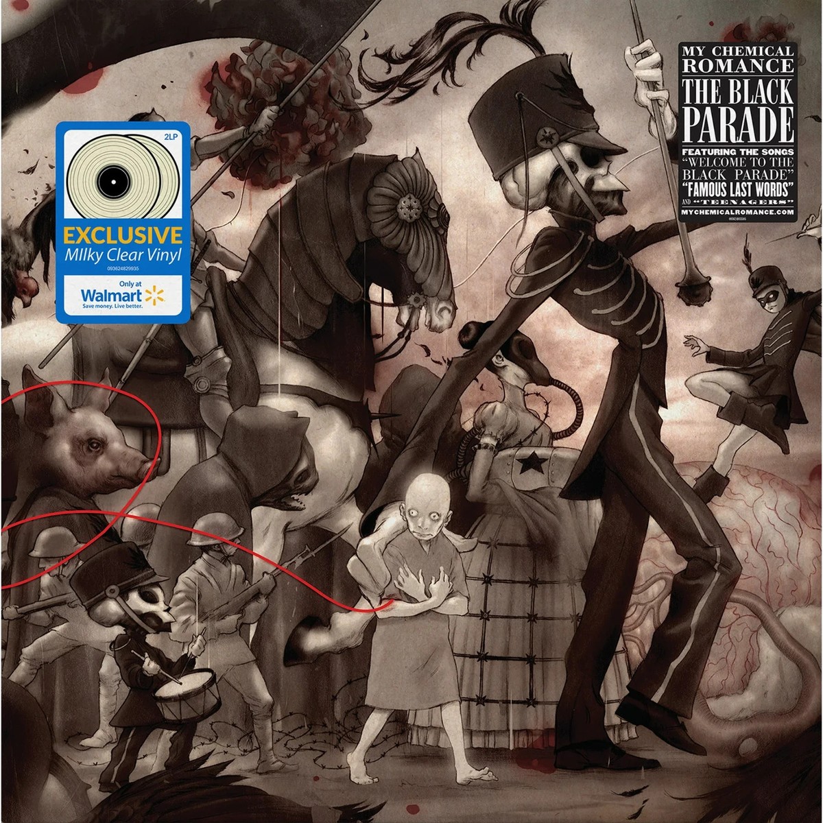 T*E様 my chemical romance 限定版 レコード My Chemical Romance The Black Parade Exclusive 2 LP Milky