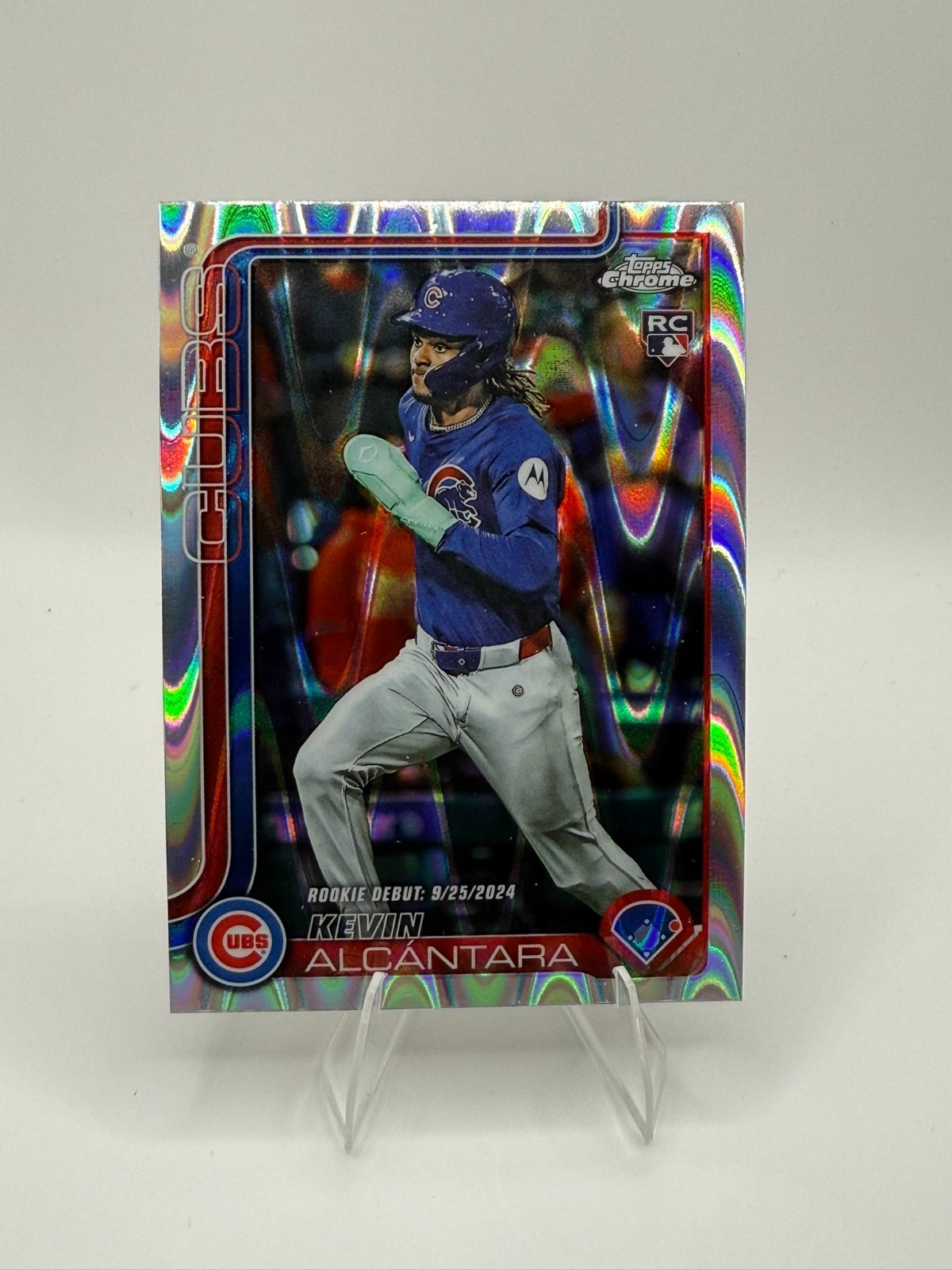 2025 Topps Chrome Update #USC25 Kevin Alcantara Raywave