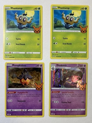 Pokemon TCG Trick or Trade Booster (4) Cards Halloween Card Bundle | eBay
