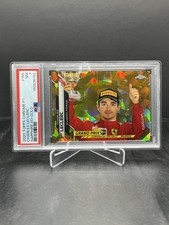 2020 Topps Chrome Sapphire Formula 1 F1 Charles Leclerc Gold 13/50 PSA 7 #155