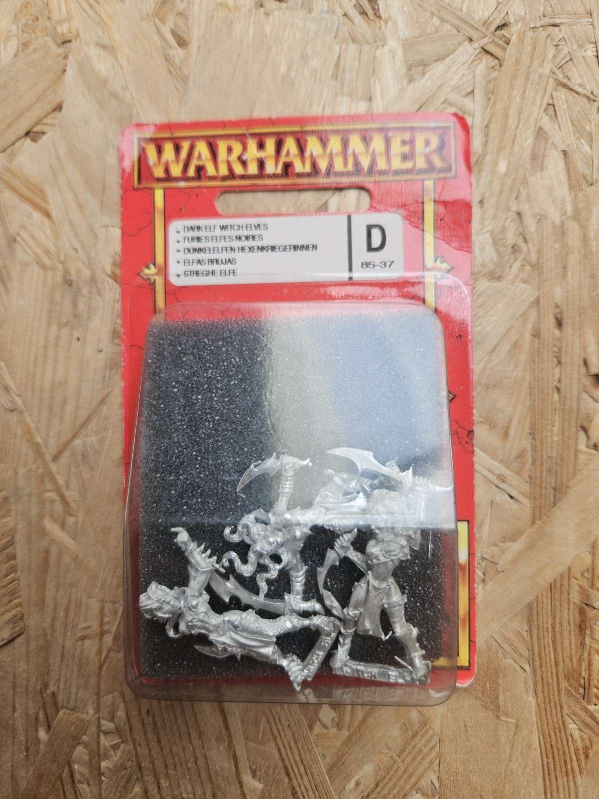Warhammer Fantasy Old World Dark Elf Witch Elves Metal Blister 1999