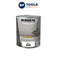 Ronseal 37675 One Coat Tile Paint White Gloss 750ml