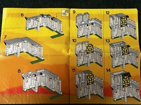 LEGO LEGOLAND 6074 Black Falcon's Fortress 435 pcs Vintage Set w/ Box 8-12