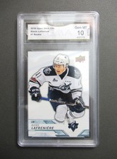 Alexis Lafreniere Rookie 2018-19 Upper Deck CHL #1 Rookie Card GMA 10!!!