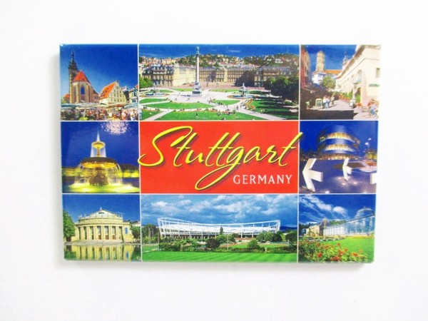 Stuttgart Magnet Foto Souvenir Stadion Wilhelma Zoo Schlossplatz ...-image