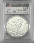 2024 (P) AMERICAN SILVER EAGLE STAR PRIVY PCGS MS70 FDOI DAMSTRA MASTER DESIGNER