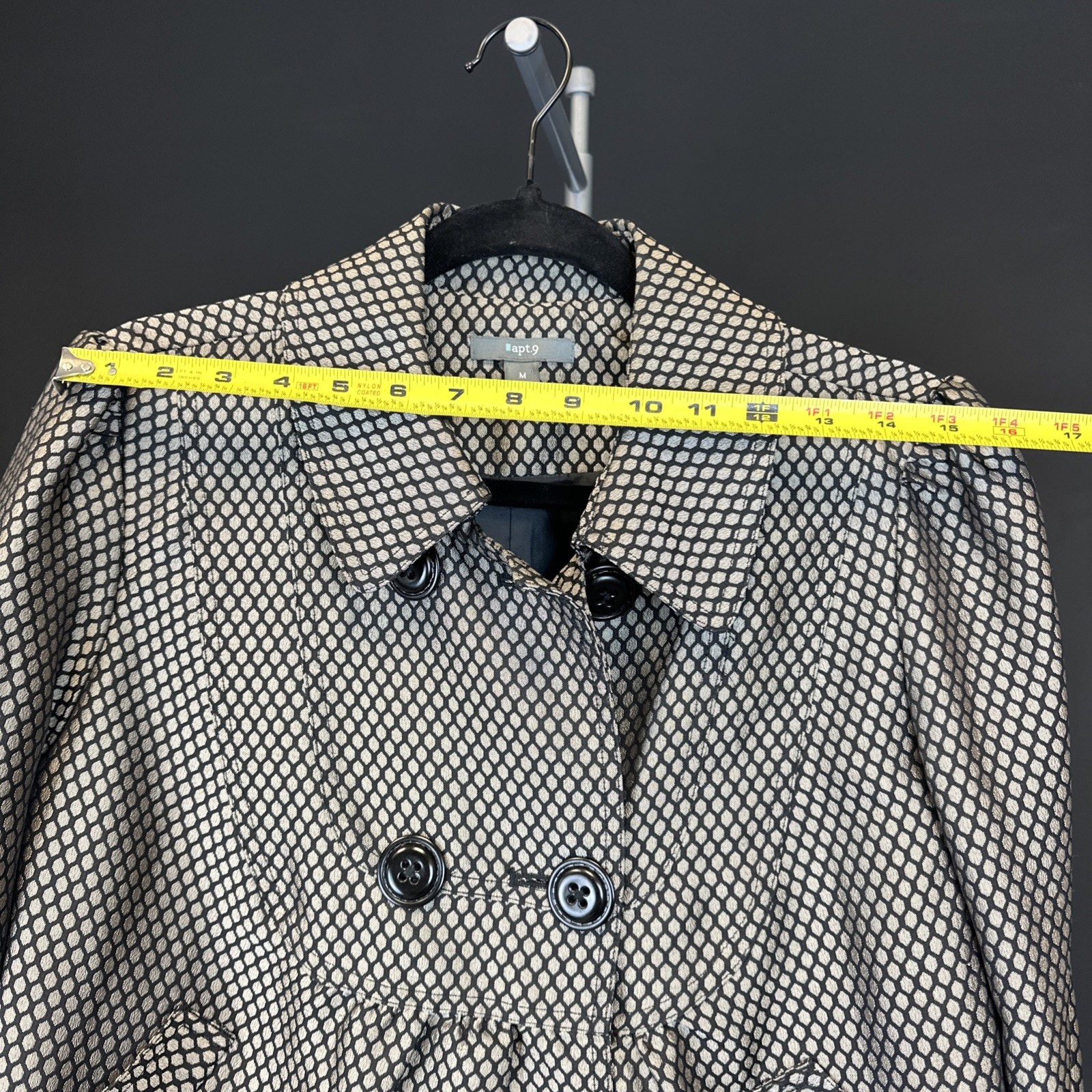 Apt.9 Women's Double-Breasted Patterned Jacket - image 8