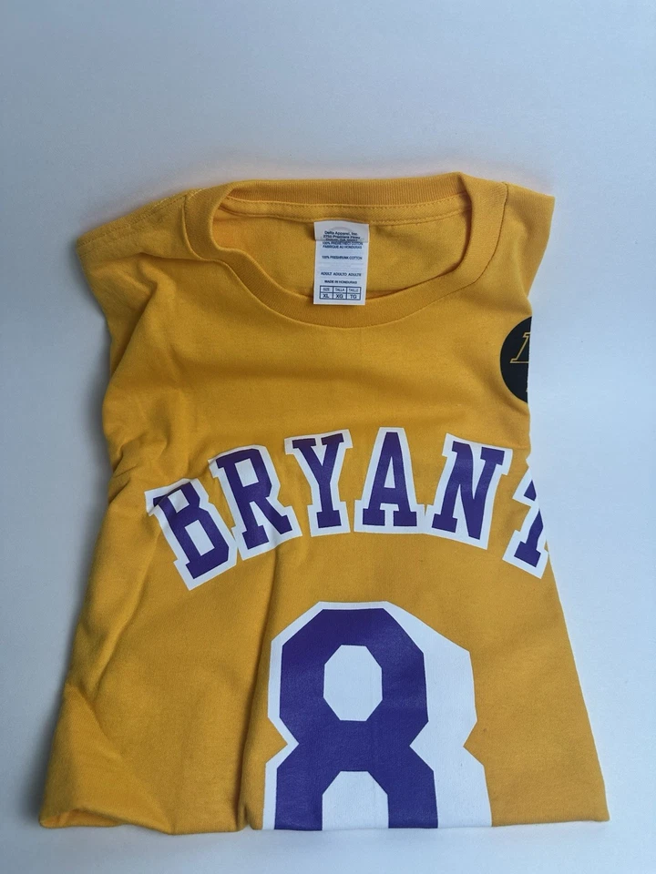 2020 Kobe Bryant 8 / 24 Lakers Tribute Game Memorial Shirt Sz XL Drawstring Bag - Image 3 of 4