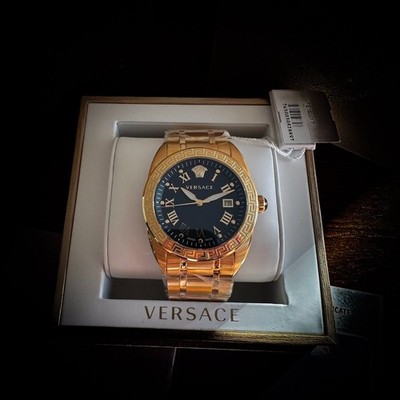 Original Versace Mainline Uhr Medusa Gold Baroque Swiss Sporty II
