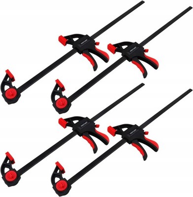 MAXPOWER 24 Zoll/600 mm Stangenklemmen-Set, 4-teilig