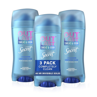Outlast Xtend Antiperspirant & Deodorant Invisible Solid, Completely Clean 2.6 O