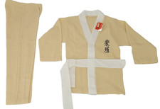 Vintage NOS RARE Ven - Bo Spain Boys 1960 'S Karate Kung Fu Pajamas almond color