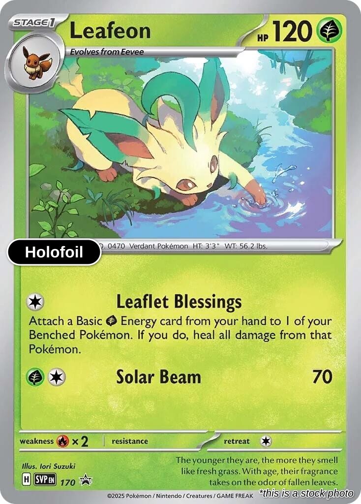 Leafeon (Cosmos Holo) 170 SV: Scarlet & Violet Promo Cards NM