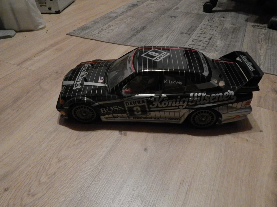 Tamiya #58108 Mercedes Benz 190E Königs Pilsener TA-01 Chassis, Vintage 1992 - Bild 2 von 4