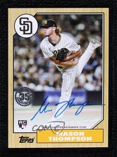 2022 Topps Series 2 1987 Topps Baseball Mason Thompson #87BA-MTH Auto 0r8j
