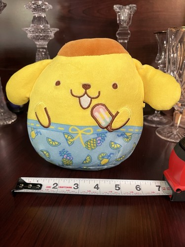 Squishmallows Pompompurin 7” Sanrio Peluche Hello Kitty & Friends Squad Nuevo con Etiquetas - Imagen 3 de 10