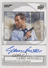 2019 Upper Deck James Bond Collection Glenn Foster as Craig Mitchell Auto 4mj
