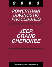2003 Jeep Grand Cherokee Powertrain Diagnostic Procedures Manual