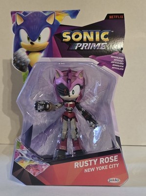 Rusty Rose Sonic Prime Netflix Sonic the Hedgehog 5'' Action Figure New Rare 2023