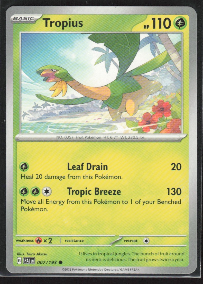 2023 Scarlet & Violet Series - Paldea Evolved Tropius Common #7