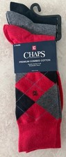 Chaps Ralph Lauren Socks Mens 3 Pairs Size 6-12.5 Free Shipping