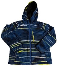 686 Boys Jinx Snowboard Jacket S Bluebird Colorblock L8W506-BLBD EUC