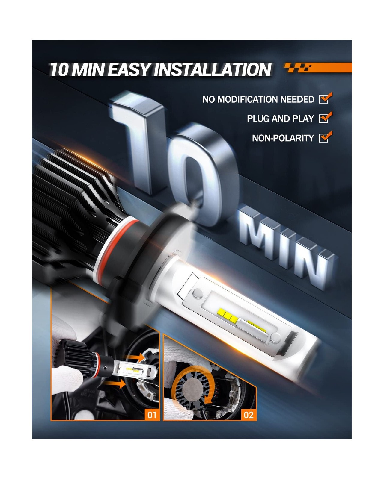 SEALIGHT H11/H8/H9/H16 Bulbs or H11 Fog Light, 30,000LM Super Bright H11 Fog ...