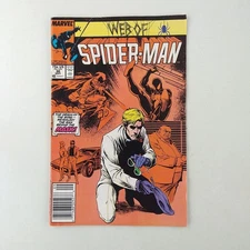 Web Of Spider-Man #30 Newsstand Black Suit VG+ (1987 Marvel Comics)