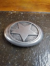 Vintage Silver Star Belt Buckle