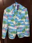 Opposuits Flamingo Palm Tree 3-Piece Suit 38 Coat Size Medium — photo 1
