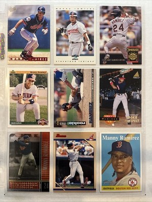 Manny Ramirez 9 Card Lot