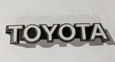 Vintage 1980s Toyota Grille Emblem Nameplate Logo Badge Decal Ornament Rare