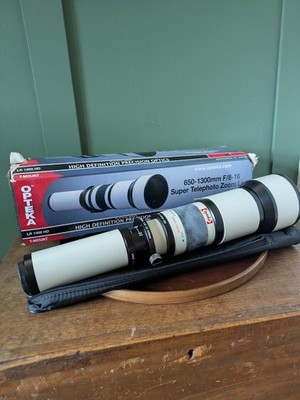 Opteka LR 1300 High Definition 650-1300mm Super Tele Zoomobjektiv T-Mount