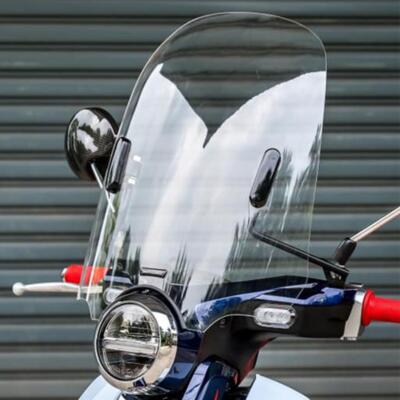 WINDSHIELD WINDSCREEN METER VISOR MASK CLEAR FOR HONDA C125 SUPERCUB 2018 2023